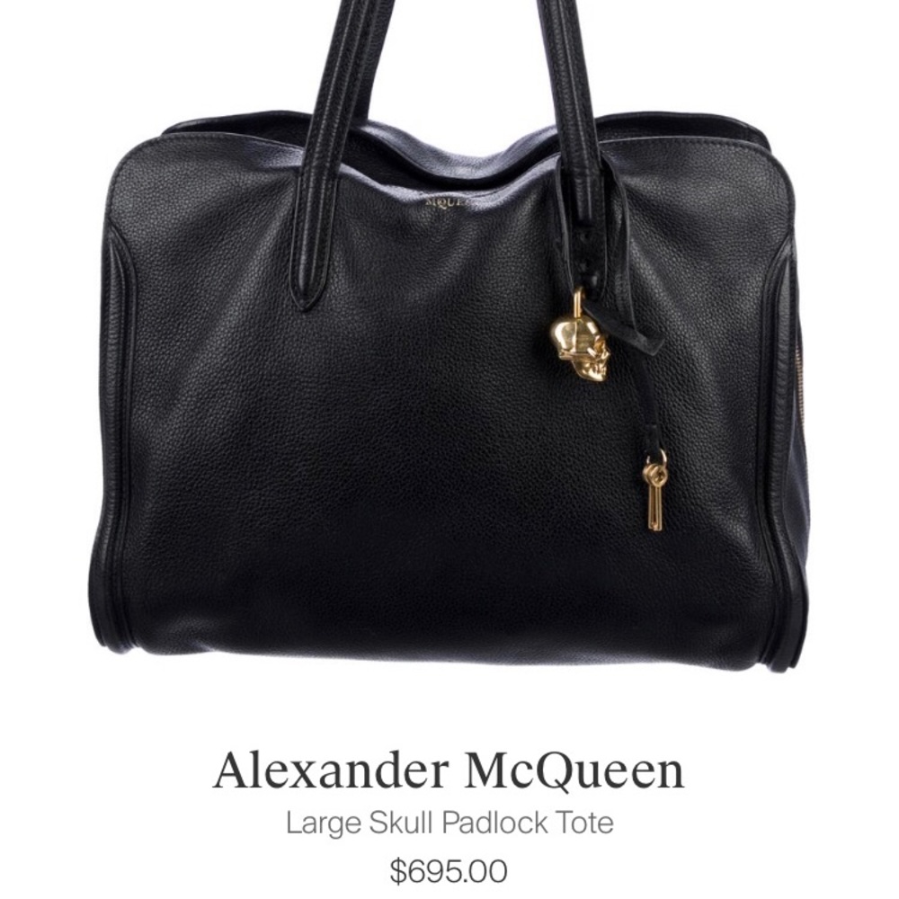 Alexander McQueen skull bag